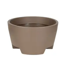  Vaso Ercolino műanyag növénytartó barna 80x44cm kerti tárolás