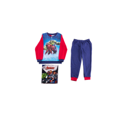  Vastag pamut gyerek pizsama - Bosszúállók - sötétkék-piros - 116