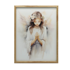  VÁSZNAK FESTŐ ANGYAL FINOM KERETEK NÉLKÜL 50x70 CM PREMIUM grafika, keretezett kép