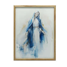  VÁSZON FESTMÉNY BOLDOG MÁRIA KERET NÉLKÜL VÁSZON PREMIUM 50x70 CM grafika, keretezett kép