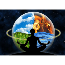  Vászon festmény, MEDIA, A Föld elemei 3, 105 x 70 cm grafika, keretezett kép