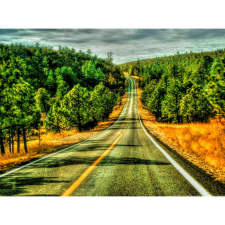  Vászon festmény, MÉDIA, Álomút, 105 x 70 cm grafika, keretezett kép