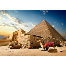  Vászon festmény, MEDIA, Piramida4, 105 x 70 cm grafika, keretezett kép