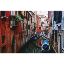  Vászon festmény, MEDIA, Velence nappal, 105 x 70 cm grafika, keretezett kép