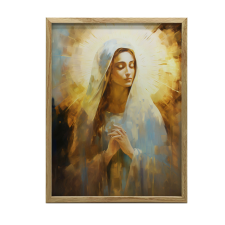 VÁSZON FESTMÉNY MENNYI GRACE KERET NÉLKÜL PREMIUM VÁSZON 50x70 CM grafika, keretezett kép