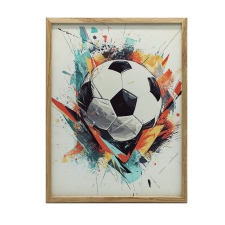  VÁSZONFESTÉS FOCI ENERGIA VÁSZON PREMIUM KERET NÉLKÜL 70x100 CM grafika, keretezett kép