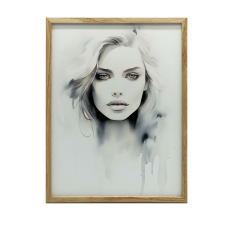  VÁSZONFESTÉS GYÖNYÖRŰ NŐ KERET NÉLKÜL PREMIUM STRETCH STRETCH 50x70 grafika, keretezett kép