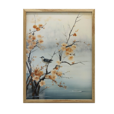  VÁSZONFESTÉS TAVASZI CSODÁK A CSERESZNYÉFÁN VÁSZON PREMIUM 50x70 grafika, keretezett kép