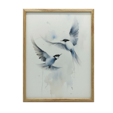 VÁSZONFESTÉS TERMÉSZETCSEND FALRA KERET NÉLKÜL 70x100 CM grafika, keretezett kép