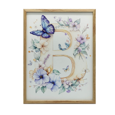 VÁSZONFESTÉS VIRÁGOK ÉS LEPKÉK KERET NÉLKÜL 70X100 CM PREMIUM VÁSZON grafika, keretezett kép