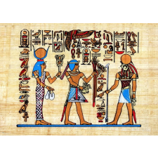  Vászonfestmény Egyiptom, papirusz2, 105 x 70 cm grafika, keretezett kép