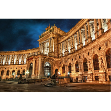  Vászonkép, MÉDIA, Hofburg palota, Bécs, 105 x 70 cm grafika, keretezett kép