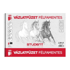  Vázlatfüzet B4, 120g. félfamentes Student füzet