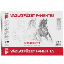  Vázlatfüzet B4, 160g. famentes Student füzet