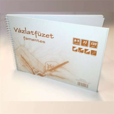 Vázlatfüzet spirálos B/5 32 lapos famentes fekvő füzet