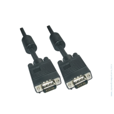 VCOM CG341D-5 D-Sub(15) M - D-Sub(15)M Monitorkábel 5m Fekete kábel és adapter