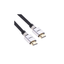 VCOM Nagy sebességű HDMI 1.4 apa - apa kábel 10m Fekete-Ezüst kábel és adapter