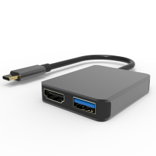 VCOM USB-C apa - HDMI anya + USB 3.0 + USB-C anya kábel és adapter