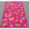 vebe Pillangós, virágos gyerekszőnyeg, játszószőnyeg, rózsaszín, 200x300