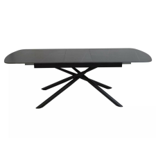  Vector Kihúzható Kerámia Étkezőasztal Matt Fekete bútor