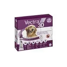  VECTRA 3D L /25-40KG/ RÁCSEPEGETETŐ OLADAL KUTYÁKNAK 3X élősködő elleni készítmény kutyáknak