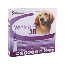 Vectra 3D rácsepegtető oldat nagytestű kutyáknak L (25-40kg) 3x élősködő elleni készítmény kutyáknak