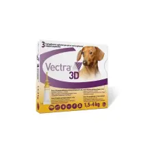  Vectra 3D spot on kutyáknak 1,5-4kg 1 pipetta élősködő elleni készítmény kutyáknak