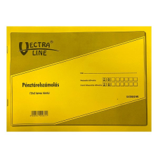 VECTRALINE Nyomtatvány pénztárelszámolás VECTRALINE A/4 25x2 lapos fekvő nyomtatvány