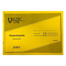 VECTRALINE Nyomtatvány pénztárelszámolás VECTRALINE A/4 25x2 lapos fekvő nyomtatvány