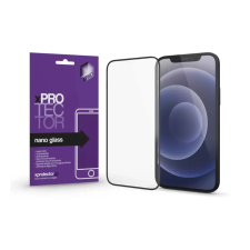  Védőfólia iPhone 13 - Xprotector Nano Glass kijelzővédő fólia fekete kerettel mobiltelefon kellék