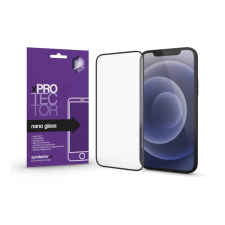  Védőfólia iPhone 16e - Xprotector Nano Glass kijelzővédő fólia fekete kerettel mobiltelefon kellék