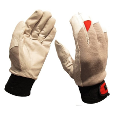  Védőkesztyű bőr tenyér sztreccs GUIDE