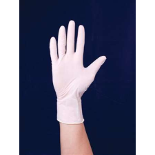 Védőkesztyű, egyszer használatos, latex, 6-os (S) méret védőkesztyű