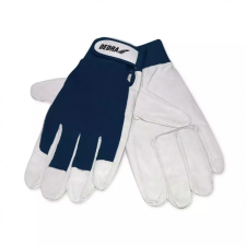  Védőkesztyű, kecskebőr, 9 méret, sötétkék védőkesztyű