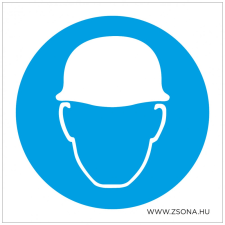  Védősisak használata kötelező! biztonságtechnikai eszköz