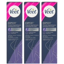 Veet Expert Szőrtelenítő krém shea vajjal 3x200ml szőrtelenítés
