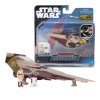 Vega Toys Star Wars: Jedi Starfighter (Delta 7-B), Obi-Wan Kenobi és R4-P17 figurával