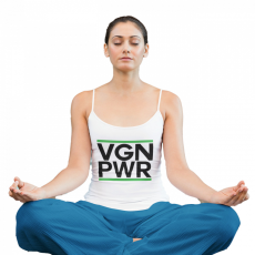  Vegan Power - Női Spagetti Top