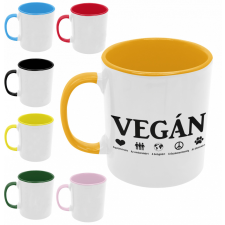  Vegán - Színes Bögre bögrék, csészék