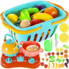  Vegetables and fruits for cutting with basket 22877
