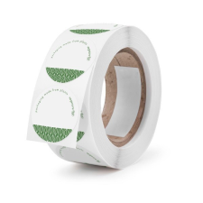Vegware Komposztálható matrica, öntapadós, írható, 4,5 cm | 1000 db/tekercs papírárú, csomagoló és tárolóeszköz
