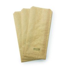 Vegware Zacskó meleg ételekhez 12.5*29 cm | 500 db/karton papírárú, csomagoló és tárolóeszköz