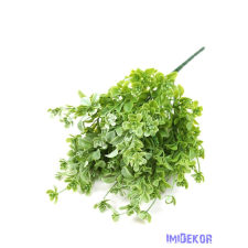  Vegyes kócos műzöld csokor 35cm 383 - Zöld dekorációs kellék