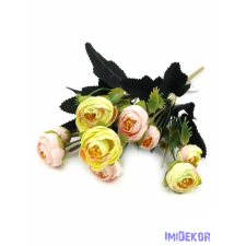  Vegyes színű boglárka csokor 31 cm - Sárga-Barack dekoráció