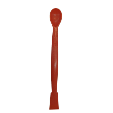 Vegyszerkanál spatulával 180mm piros konyhai eszköz