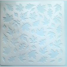  Vékony stencil, falevelek. Mérete: 15x15 cm dekorációs kellék