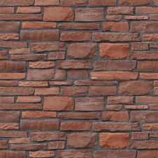  Vékony téglalap alakú barna és vörös kőfalfestmény, 350 x 250 cm tapéta, díszléc és más dekoráció