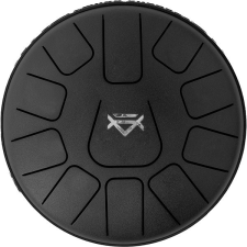 Veles-X Steel Tongue Drum 11 Notes Black dob és ütőshangszer
