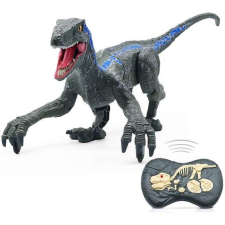 Velociraptor távirányítós játék dínó élethű hanghatásokkal - 31 cm elektronikus játék