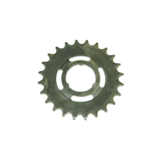 Velosteel 3 körmös single speed hátsó lánckerék kontrás agyakhoz, 24T, acél, szürke kerékpár hajtómű
